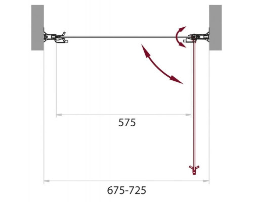 Заказать Душевая дверь распашная BelBagno Sela 70 см текстурное стекло SELA-B-1-70-Ch-Cr в магазине сантехники Santeh-Crystal.ru
