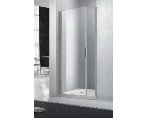 Купить Душевая дверь распашная BelBagno Sela 90 см текстурное стекло SELA-B-1-90-Ch-Cr в магазине сантехники Santeh-Crystal.ru