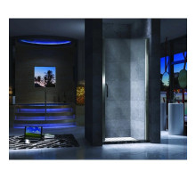 Душевая дверь распашная 90 см прозрачное стекло Esbano ES-90LD(R)