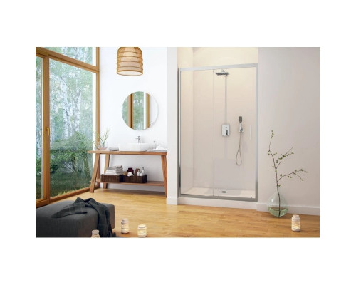 Приобрести Душевая дверь раздвижная 120 см прозрачное стекло Excellent 201 KAAC.1805.1200.LP в магазине сантехники Santeh-Crystal.ru