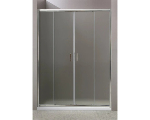 Заказать Душевая дверь 170 см BelBagno UNO-BF-2-170-P-Cr текстурное стекло в магазине сантехники Santeh-Crystal.ru