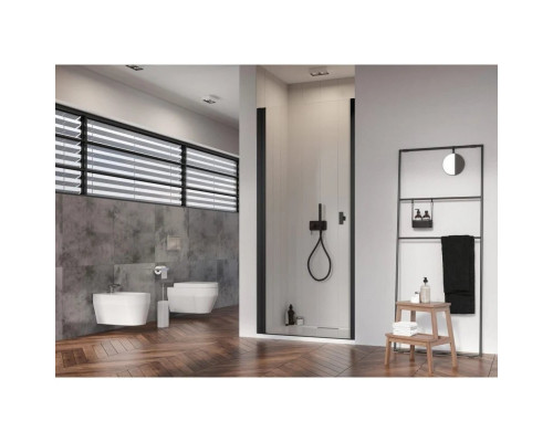 Заказать Душевая дверь Radaway Nes Black DWJ I 80 L прозрачное в магазине сантехники Santeh-Crystal.ru