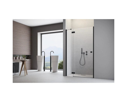 Заказать Душевая дверь Radaway Essenza New Black DWJ 90 L прозрачное в магазине сантехники Santeh-Crystal.ru