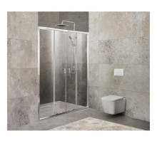 Душевая дверь 150-180 см BelBagno UNIQUE-BF-2-150/180-C-Cr прозрачное