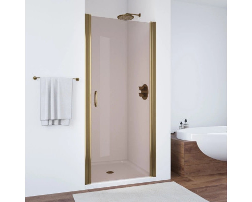 Купить Душевая дверь 95 см Vegas Glass ЕР 95 05 05 бронза в магазине сантехники Santeh-Crystal.ru