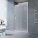 Приобрести Душевая дверь 115 см Vegas Glass ZP 115 07 10 сатин в магазине сантехники Santeh-Crystal.ru