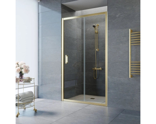 Заказать Душевая дверь 125 см Vegas Glass ZP 125 09 01 прозрачное в магазине сантехники Santeh-Crystal.ru