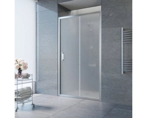 Купить Душевая дверь 135 см Vegas Glass ZP 135 08 10 сатин в магазине сантехники Santeh-Crystal.ru