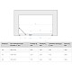 Купить Душевая дверь 120 см Vegas Glass AFP 120 08 01 L прозрачное в магазине сантехники Santeh-Crystal.ru