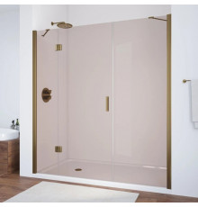 Душевая дверь 140 см Vegas Glass AFP-F 140 05 05 L бронза