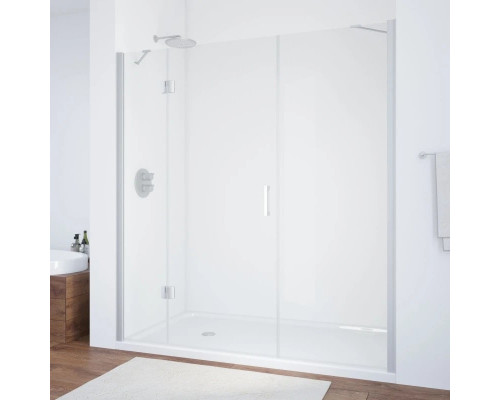 Приобрести Душевая дверь 180 см Vegas Glass AFP-F 180 07 01 L прозрачное в магазине сантехники Santeh-Crystal.ru