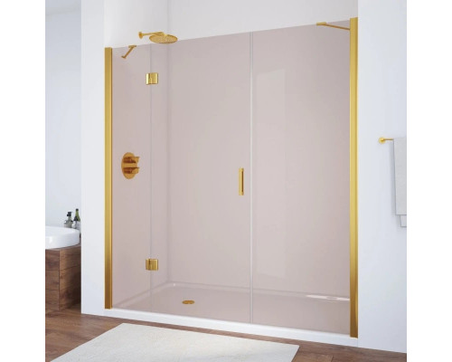 Заказать Душевая дверь 220 см Vegas Glass AFP-F 220 09 05 L бронза в магазине сантехники Santeh-Crystal.ru