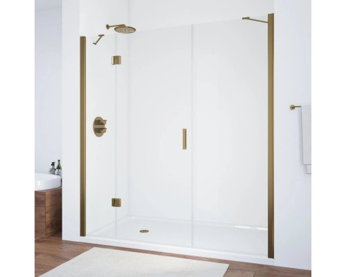 Купить Душевая дверь 220 см Vegas Glass AFP-F 220 05 01 L прозрачное в магазине сантехники Santeh-Crystal.ru