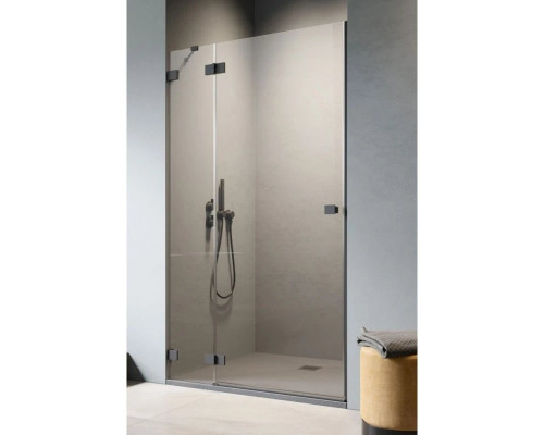 Купить Душевая дверь Radaway Essenza Pro Black DWJ 100 L прозрачное в магазине сантехники Santeh-Crystal.ru