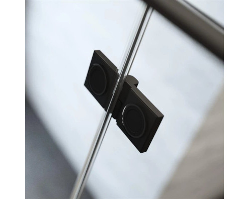 Купить Душевая дверь Radaway Essenza Pro Black DWJ 100 L прозрачное в магазине сантехники Santeh-Crystal.ru