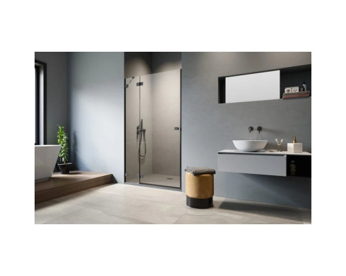Заказать Душевая дверь Radaway Essenza Pro Black DWJ 120 L прозрачное в магазине сантехники Santeh-Crystal.ru