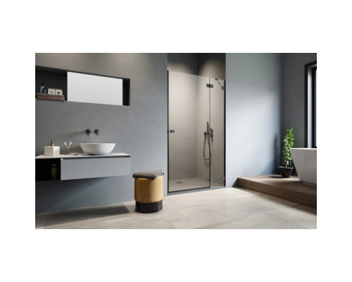 Купить Душевая дверь Radaway Essenza Pro Black DWJ 130 R прозрачное в магазине сантехники Santeh-Crystal.ru