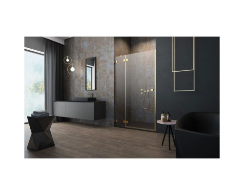 Приобрести Душевая дверь Radaway Essenza Pro Gold DWJ 110 L прозрачное в магазине сантехники Santeh-Crystal.ru