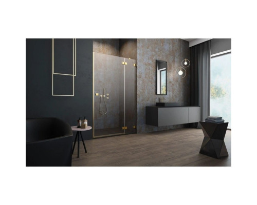 Заказать Душевая дверь Radaway Essenza Pro Gold DWJ 110 R прозрачное в магазине сантехники Santeh-Crystal.ru