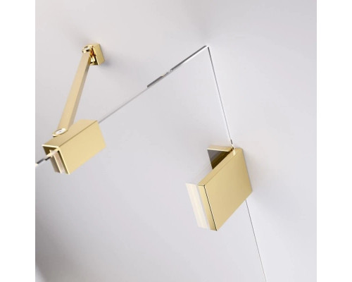 Купить Душевая дверь Radaway Essenza Pro Gold DWJ 130 R прозрачное в магазине сантехники Santeh-Crystal.ru