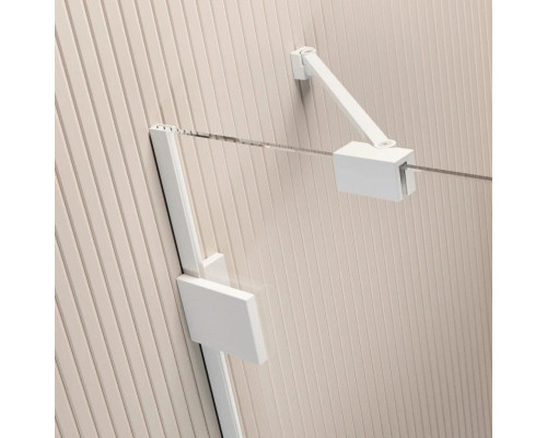 Купить Душевая дверь Radaway Essenza Pro White DWJ 130 L прозрачное в магазине сантехники Santeh-Crystal.ru