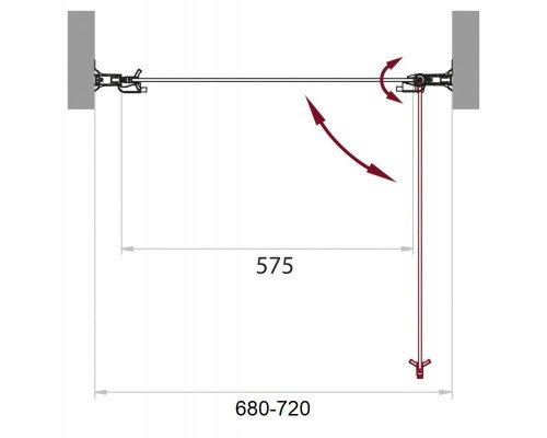 Приобрести Душевая дверь 70 см BelBagno SELA-B-1-70-P-Cr текстурное в магазине сантехники Santeh-Crystal.ru