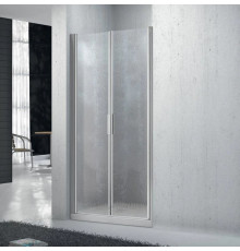 Душевая дверь 115 см BelBagno SELA-B-2-115-Ch-Cr текстурное