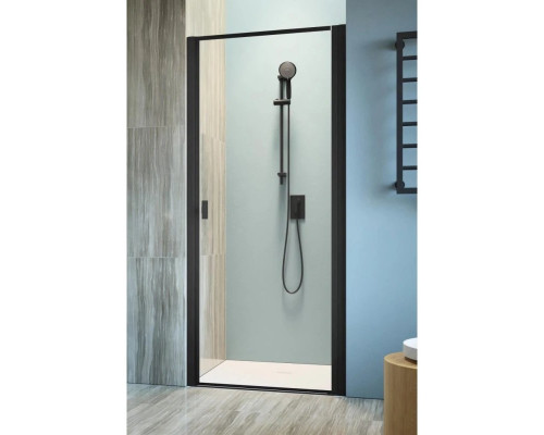 Купить Душевая дверь Radaway Nes 8 Black DWJ I Frame 90 R прозрачное в магазине сантехники Santeh-Crystal.ru