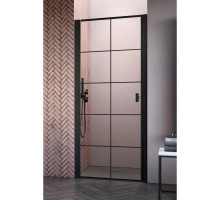 Душевая дверь Radaway Nes 8 Black DWJ I Factory 80 L прозрачное