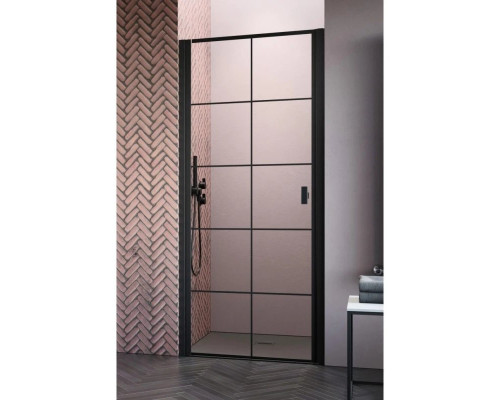 Купить Душевая дверь Radaway Nes 8 Black DWJ I Factory 80 L прозрачное в магазине сантехники Santeh-Crystal.ru