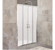 Душевая дверь 150-180 см BelBagno UNIQUE-BF-2-150/180-M-Cr матовое