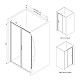 Заказать Душевая дверь 110 см Am.Pm Gem W90G-110-1-195BMir зеркальное в магазине сантехники Santeh-Crystal.ru