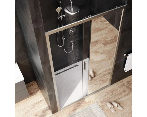 Приобрести Душевая дверь 120 см Am.Pm Gem W90G-120-1-195MMir зеркальное в магазине сантехники Santeh-Crystal.ru