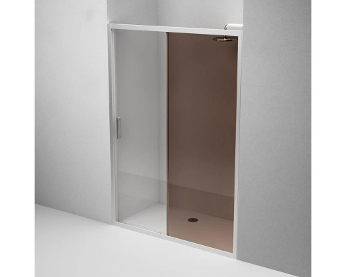 Приобрести Душевая дверь 140 см Am.Pm Gem W90G-140-1-195MBr бронза в магазине сантехники Santeh-Crystal.ru