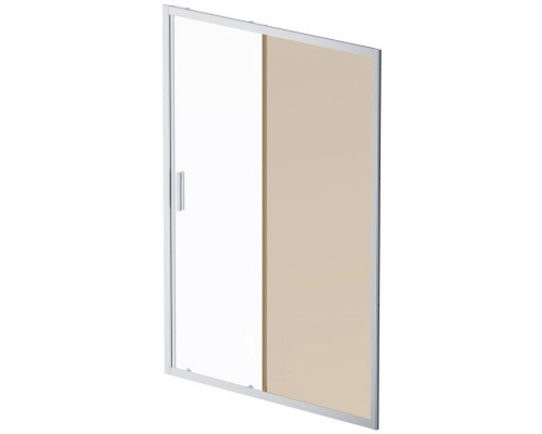 Приобрести Душевая дверь 140 см Am.Pm Gem W90G-140-1-195MBr бронза в магазине сантехники Santeh-Crystal.ru