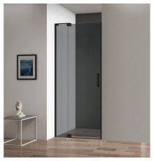 Душевая дверь 80-90 см Cezares SLIDER-B-1-80/90-GRIGIO-NERO серое