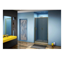 Душевая дверь 120 см Good Door Jazz WTW-120-B-BR тонированное