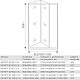 Приобрести Душевая дверь 100 см Good Door Infinity SD-100-С-CH прозрачное в магазине сантехники Santeh-Crystal.ru
