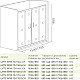 Приобрести Душевая дверь 160 см Good Door Latte WTW-TD-160-G-WE grape в магазине сантехники Santeh-Crystal.ru