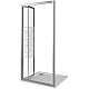Купить Душевая дверь 90 см Good Door Infinity SD-90-W-CH прозрачный с рисунком в магазине сантехники Santeh-Crystal.ru