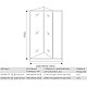 Купить Душевая дверь 90 см Good Door Infinity SD-90-W-CH прозрачный с рисунком в магазине сантехники Santeh-Crystal.ru