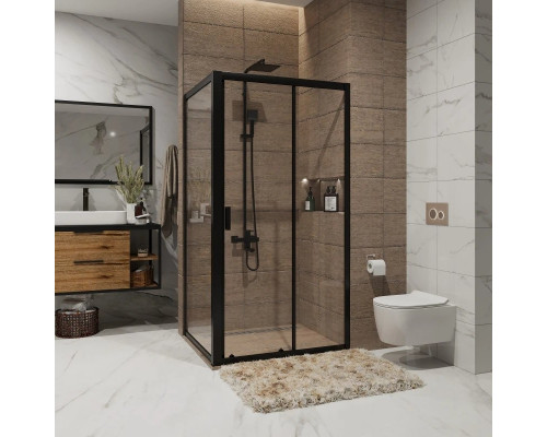 Купить Душевая дверь 100 см Niagara NG-82-10AB прозрачное в магазине сантехники Santeh-Crystal.ru