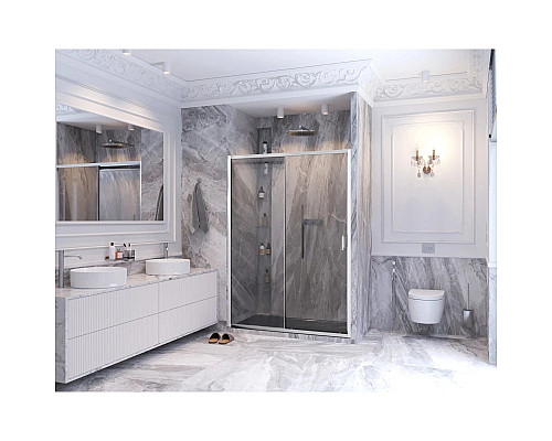 Santeh-Crystal.ru: Душевая дверь 150 см Ambassador Forsa 17021121AX прозрачное Купить Душевая дверь 150 см Ambassador Forsa 17021121AX прозрачное в магазине сантехники Santeh-Crystal.ru
