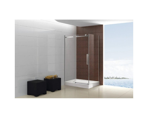 Купить Душевой уголок Cezares Stylus-M 120x90 см прозрачное стекло STYLUS-O-M-AH-1-120/90-C-Cr в магазине сантехники Santeh-Crystal.ru