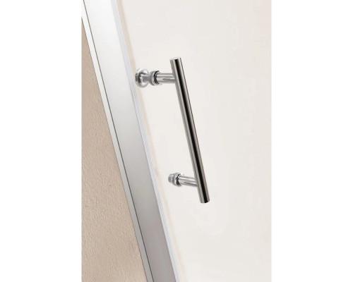 Заказать Душевой уголок Cezares Eco 80x80 см прозрачное стекло ECO-O-R-2-80-C-Cr в магазине сантехники Santeh-Crystal.ru