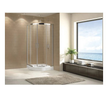 Душевой уголок Cezares Eco 80x80 см прозрачное стекло ECO-O-R-2-80-C-Cr