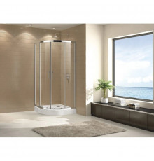 Душевой уголок Cezares Eco 80x80 см прозрачное стекло ECO-O-R-2-80-C-Cr