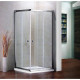Заказать Душевой уголок Cezares Pratico 100x100 см текстурное стекло PRATICO-A-2-100-P-Cr в магазине сантехники Santeh-Crystal.ru