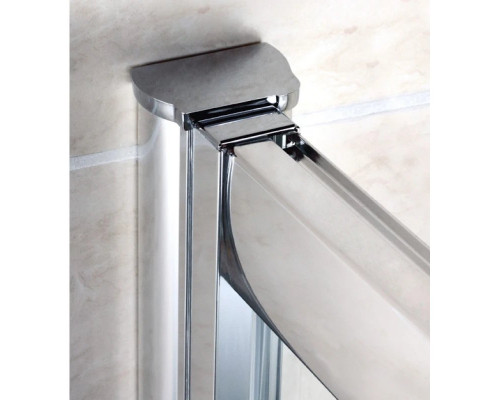 Заказать Душевой уголок Cezares Pratico 100x80 см текстурное стекло PRATICO-RH-2-100/80-P-Cr в магазине сантехники Santeh-Crystal.ru