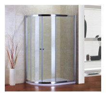 Душевой уголок Cezares Pratico 100x80 см текстурное стекло PRATICO-RH-2-100/80-P-Cr